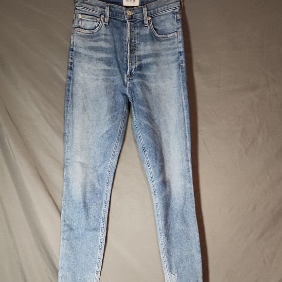 Agolde Denim - Agolde Classic Blue Denim Jeans
